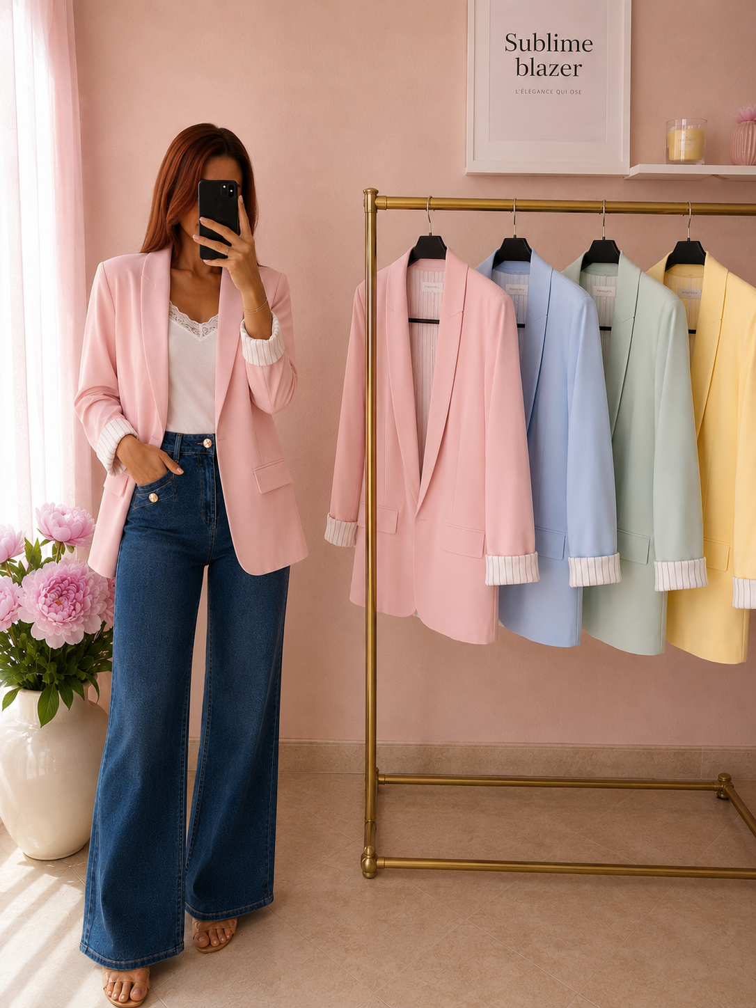 Blazer Rayure Chic