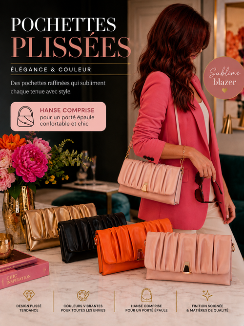 Pochette Plissée