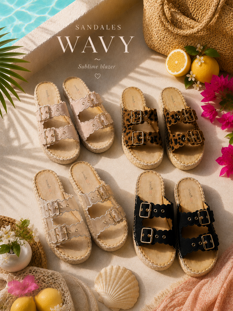Sandales « Wavy »